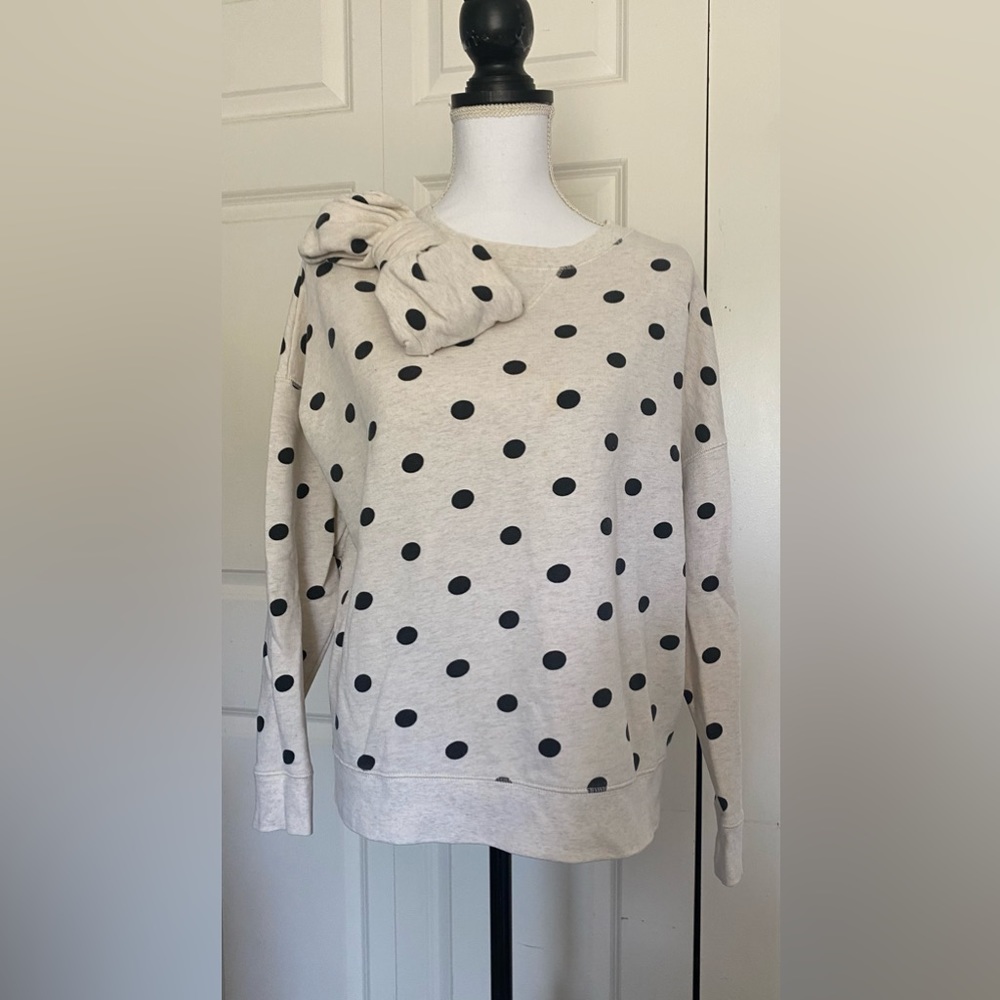 Kate Spade ♠️ Polka Dot Sweatshirt XS